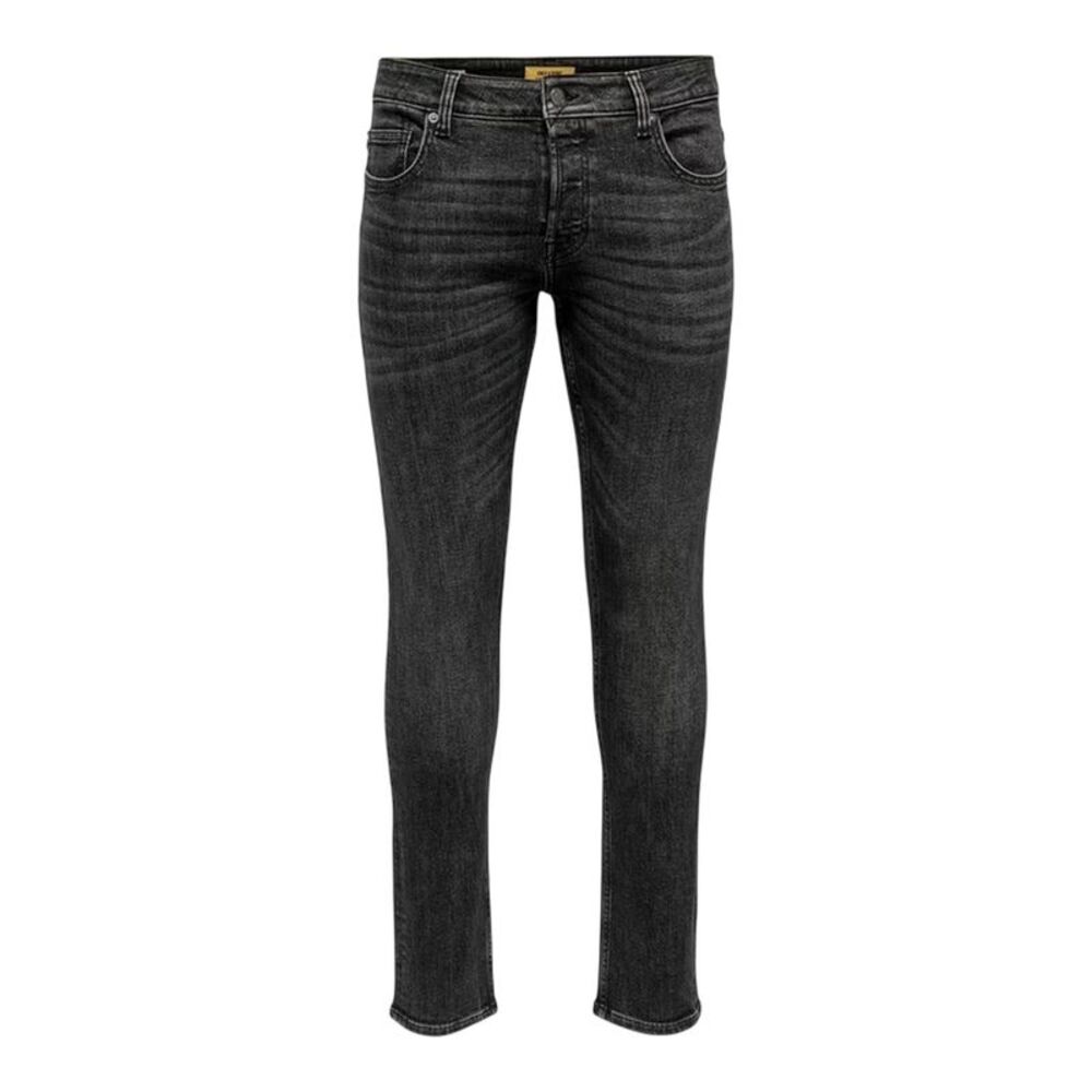 Only Mens 5 Pockets Slim Jeans / Black